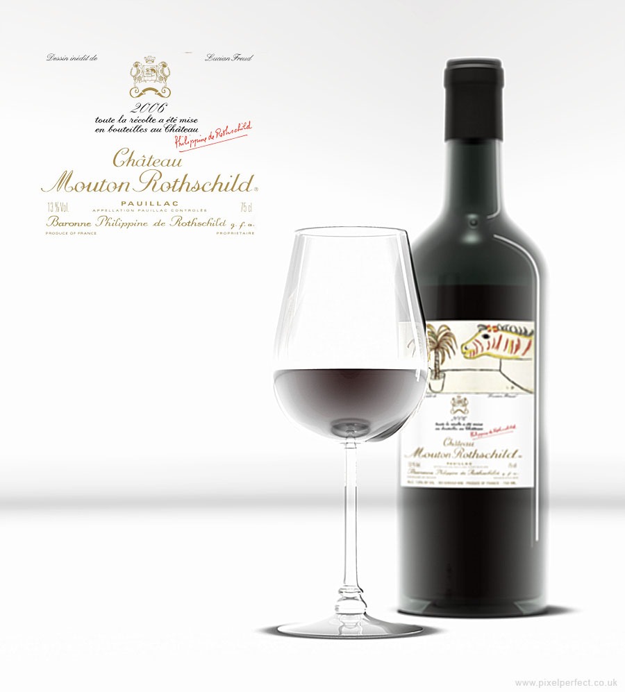 Chateau Mouton Rothschild CG Illustration Press